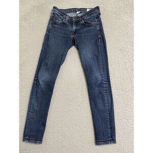 Rag & Bone Capri Jeans Women Sz 25 Era Wash Stretch Crop Skinny Low-Rise